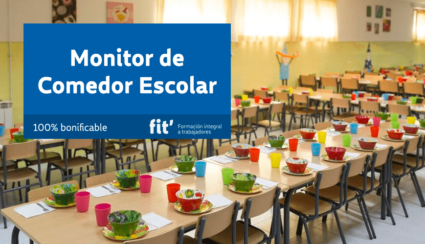 formación para monitor de comedor escolar