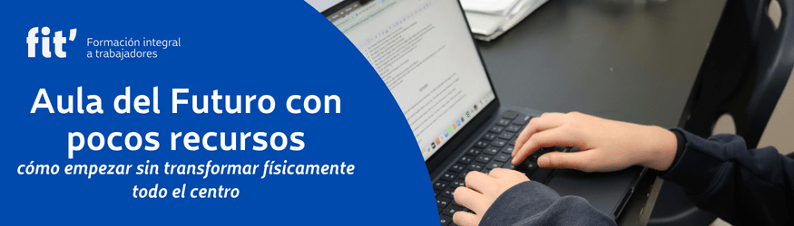Aula del futuro con pocos recursos