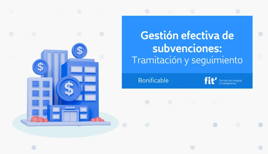Gestión efectiva de subvenciones Gestión efectiva de subvenciones
